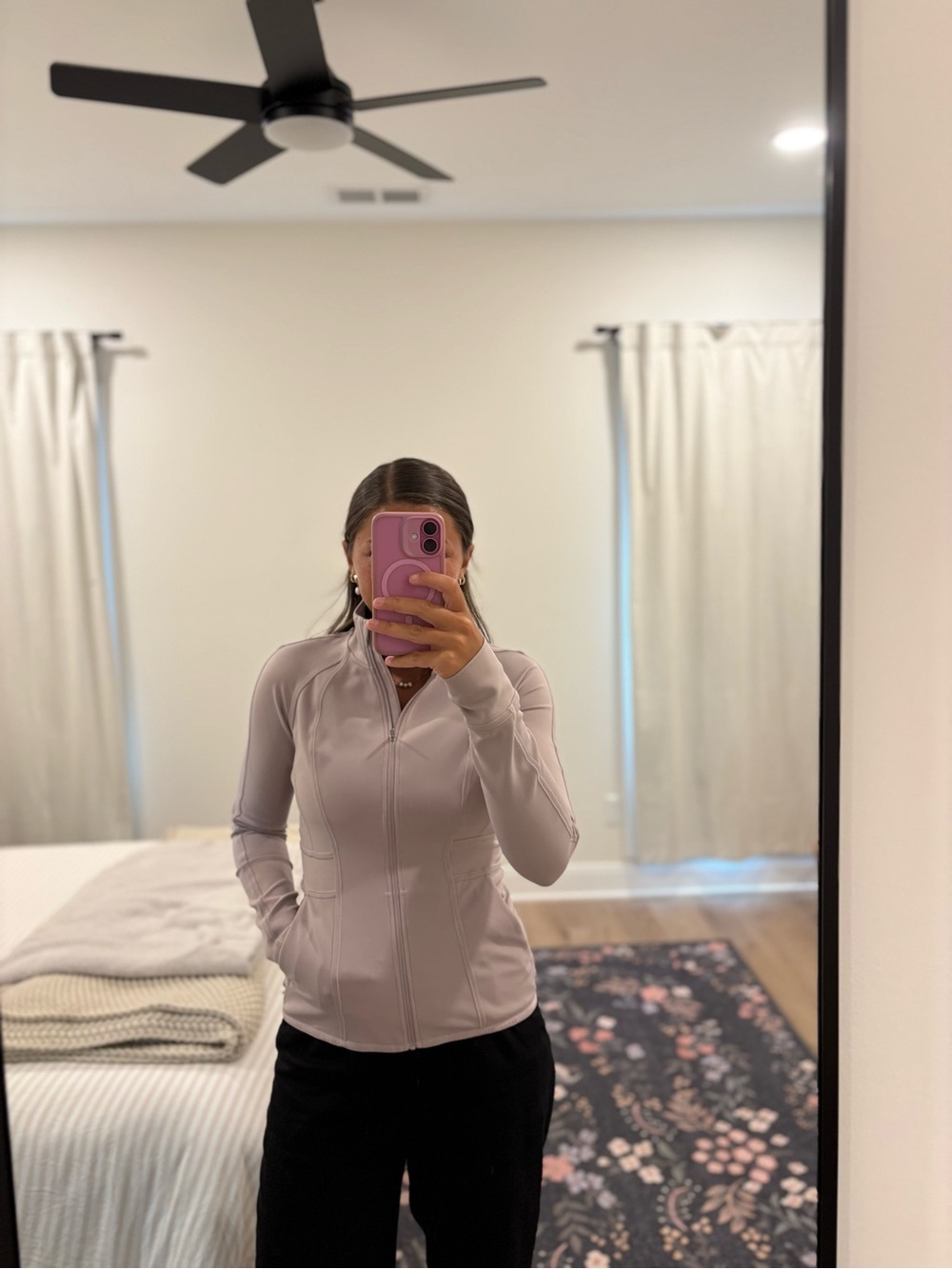 Lululemon In Profile Jacket in Smoky Blush Size 6